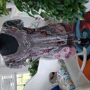 💥Peasant P/M Top w/ Silver Sequin